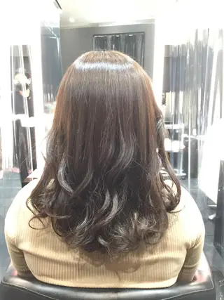 セミロング Annon プライベートサロンのヘアスタイル