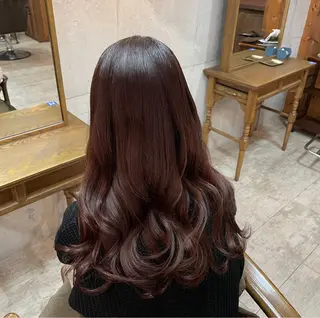 ロング カラー NUUK所属・たけうち みずきのヘアスタイル