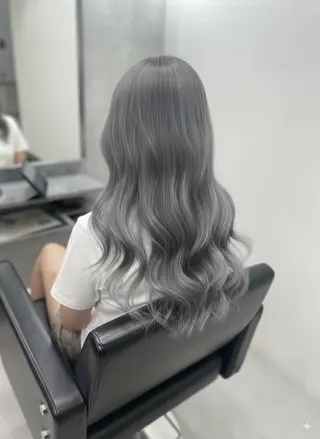 ロング カラー ヘアアレンジ VIM hairおもろまち店のヘアスタイル