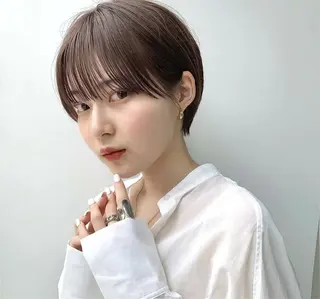 ショート COA GINZA 空也/前髪/顔まわりのヘアスタイル