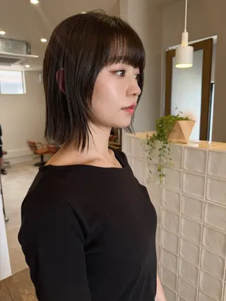 ミディアム カラー 💛🤍U too e’s 鎌倉🧸のヘアスタイル