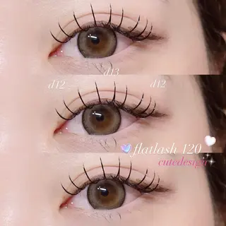 マツエク・マツパ Mell Yuuna ♡パリエク /束感のマツエク・マツパデザイン