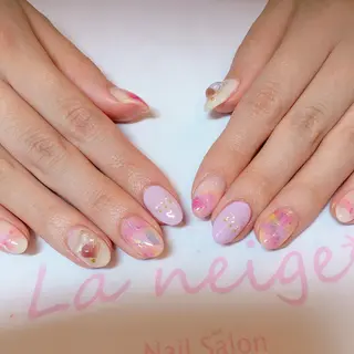 ネイル La neige* yuki 🥯🍑のネイルデザイン