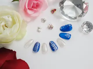 ミディアム ネイル 💎ビューティサロン 湘南　RIRAN💎のネイルデザイン