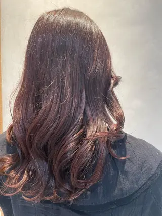 セミロング カラー 酒井 彩希のヘアスタイル