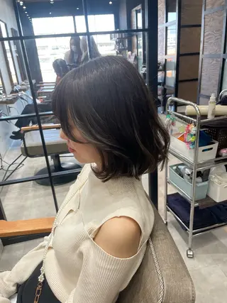 ショート カラー レイヤーカット/髪質 改善/矯正🤍吉田のヘアスタイル