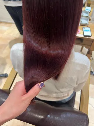 ロング カラー 🥀韓国ヘア🥀 宮津真菜のヘアスタイル