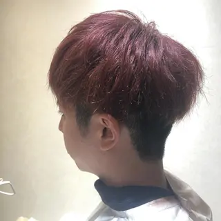 ショート カラー メンズ 柳井 準平のヘアスタイル