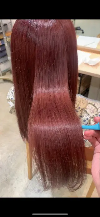 ロング カラー ボブ/レイヤー/ニュ アンスパーマ/小夏のヘアスタイル