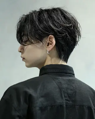 メンズ 🔥ダブルカラー🔥 艶カラー/近澤✂︎のヘアスタイル