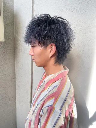 メンズ 森本裕/オーナー/ スパイラルパーマのヘアスタイル