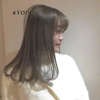 セミロング 🌸ハイトーン 新田　廉 🌸のヘアスタイル