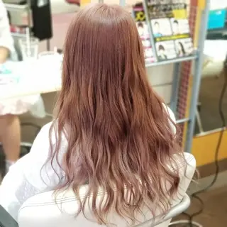 ロング 植田 /エクステ /ブリーチ/髪質改善のヘアスタイル