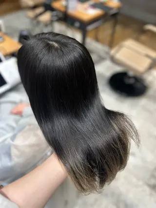 ミディアム 新宿/うる艶カラー/ 祝迫愛艶のヘアスタイル