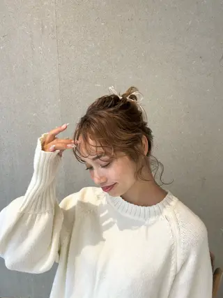 ヘアアレンジ 艶髪カラー×髪質改善 🎀中島鈴菜のヘアスタイル