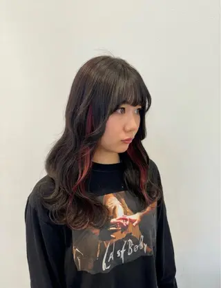 カラー 三田 一希のヘアスタイル
