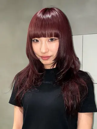 セミロング カラー how所属・大阪/心斎橋 /ハイトーン/ちひろのヘアスタイル