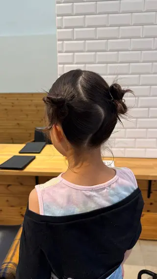 ヘアアレンジ キッズ 黒岩 珠奈のヘアスタイル