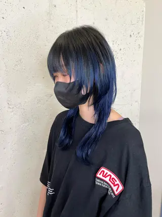 セミロング カラー 310【サンイチマル】所属・透明感ハイトーン🦄 キラ🌈のヘアスタイル