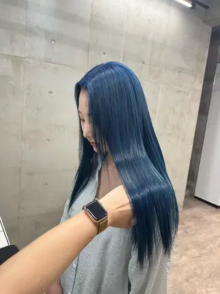 ロング カラー SALT WATER所属・🫐 𝐌𝐚𝐨 🫐似合わせcutのヘアスタイル