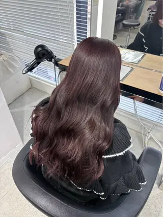 ロング miku/ラベンダー 透明感カラー🪻❤︎のヘアスタイル