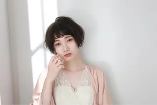 ショート カラー パーマ ヘアアレンジ 可愛いを作る神 ナオヒロのヘアスタイル