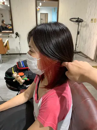 ミディアム 【清瀬】パサツキ 広がり改善川合剛史のヘアスタイル