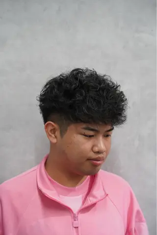 ショート パーマ メンズ 💈メンズ特化💈 barberコウヨウのヘアスタイル