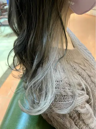 ロング カラー 石井 佑樹のヘアスタイル