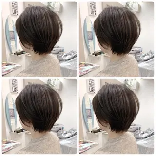 ショート 京都大人女性ショート 徒歩1分/秋山のヘアスタイル