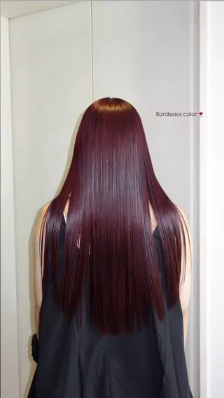 ロング clear of hair LiT店所属・及川 遥/レイヤー/ カットモデルのヘアスタイル