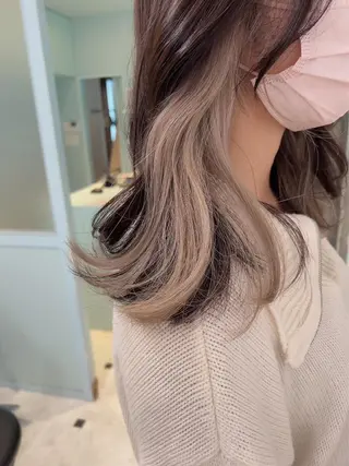 セミロング カラー GO TODAY 原宿Verno店所属・韓国系支持率No.1 レイヤー特化/きょうのヘアスタイル