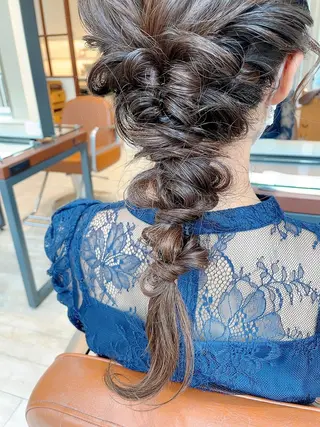 セミロング ヘアアレンジ 🦖鶴岡香純🦖 育休中のヘアスタイル