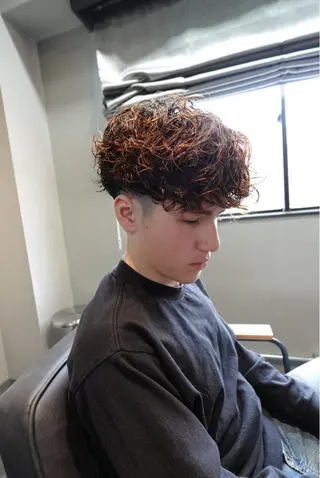 パーマ メンズ メンズパーマ専門店 【店長】⚜️イチカワのヘアスタイル