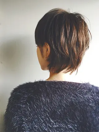 ショート カラー 💘透明感カラー💘 沖本 将宏のヘアスタイル