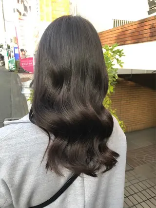 セミロング カラー 髪質改善&トリートメント Loops鷺沼店所属・🌷髪質改善/ 落合 咲弥🌷のヘアスタイル