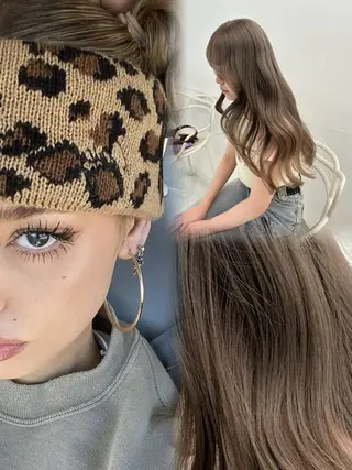 ロング 艶髪ハイトーンカラー 渋谷🎀ririkaのヘアスタイル