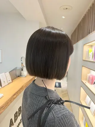 ショート カラー 銀座 透明感カラー 🌿Hitomiのヘアスタイル