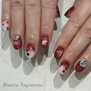 ネイル Bianca長津田 Mukae⋆.✶🖤のネイルデザイン