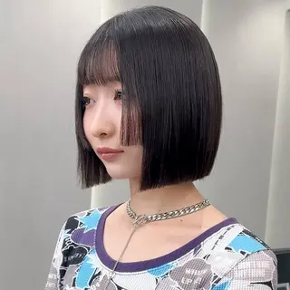 ショート 縮毛矯正/韓国ヘア /レイヤー🎀ミズキのヘアスタイル