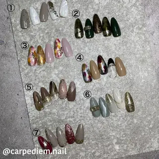 ネイル 城東区ネイルサロン carpediemのネイルデザイン