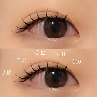 マツエク・マツパ Belle fee 伊藤のマツエク・マツパデザイン