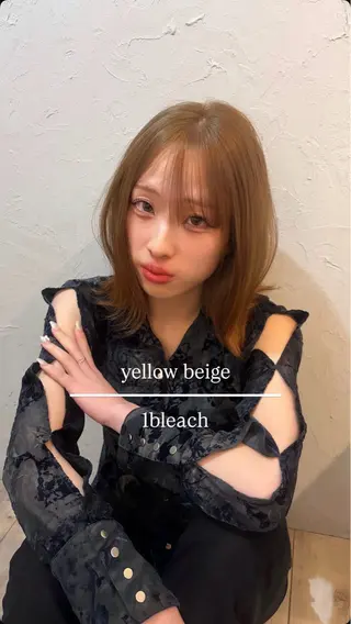 カラー cie所属・cie ヒナタのヘアスタイル