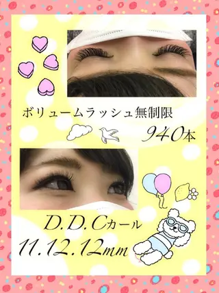 マツエク・マツパ Eyelash salon u'iのマツエク・マツパデザイン