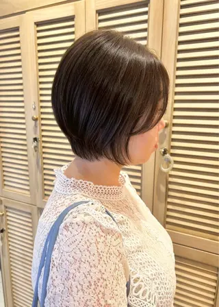 ショート カラー ヘアアレンジ サナ / elto四条烏丸のヘアスタイル