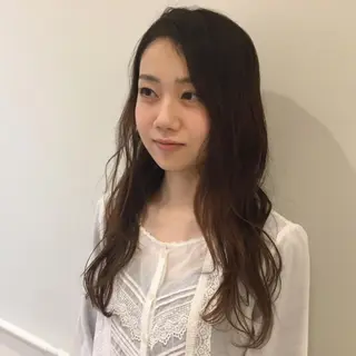 ロング カラー パーマ ヘアアレンジ KAIzen. tomoのヘアスタイル