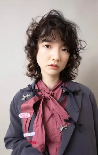 ミディアム カラー ニュートラルカラー 🧊横田 さえのヘアスタイル