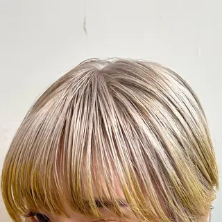 ショート カラー レイヤー専門家 ダブルカラー修のヘアスタイル