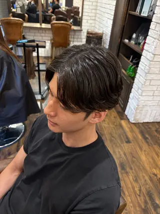 パーマ noa 似合わせ︰ 透明感︰韓国風のヘアスタイル