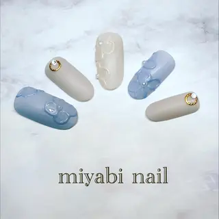 ネイル miyabi nail 桂川駅近くのネイルデザイン